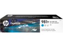 Картридж HP L0R13A (№981Y) оригинальный для HP PageWide Enterprise Color 556dn/ 556xh/ 586dn/ 586f/ 586z, голубой, 16000 стр.