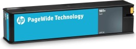 Картридж HP L0R13A (№981Y) оригинальный для HP PageWide Enterprise Color 556dn/ 556xh/ 586dn/ 586f/ 586z, голубой, 16000 стр.