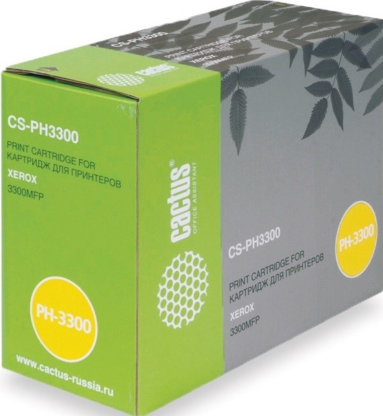 106R01412 Картридж Cactus CS-PH3300 для принтеров Xerox Phaser 3300 MFP/X черный (8 000 стр.)