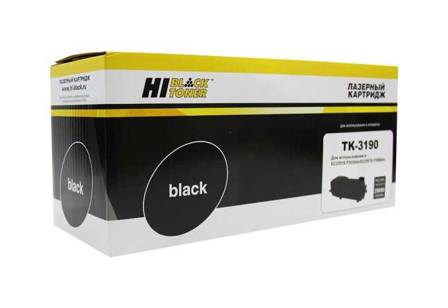 Тонер-картридж Hi-Black (HB-TK-3190) для Kyocera P3055dn/ P3060dn, черный, 25К, (без чипа)
