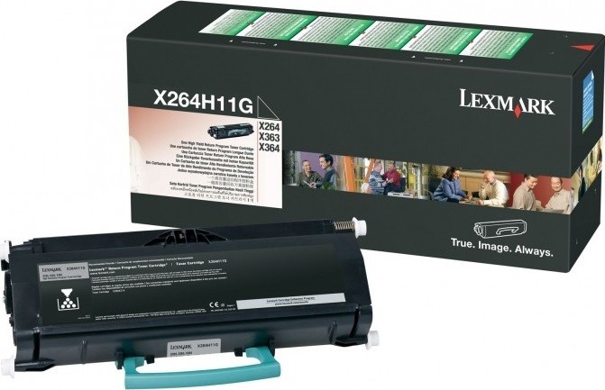 X264H11G оригинальный картридж Lexmark для принтера Lexmark X264/X363/X364, 9000 страниц