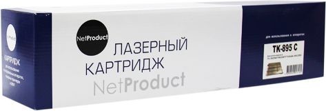 Тонер-картридж NetProduct (N-TK-895C) для Kyocera FS-C8025MFP/ 8020MFP, C, 6K