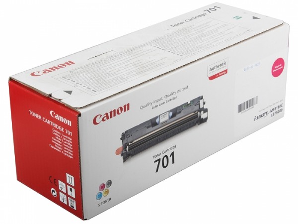 Canon 701L М 9289A003 Картридж Canon (пониженной емкости) для Canon LBP-5200, MF8180, MF8180c, LBP-5200, LBP-5200f, LBP-5200n 2000 magenta
