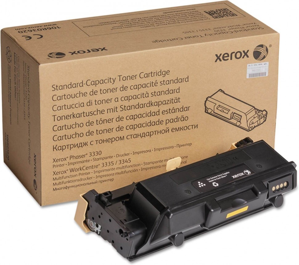 Тонер-картридж Xerox 106R03773 оригинальный для Xerox Phaser 3330, Xerox WorkCentre 3335/ 3345, black, 3000 стр.
