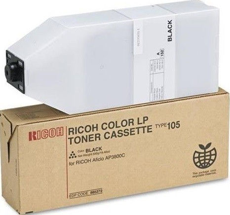 Картридж Ricoh Type 105 (885406/888033/885372) оригинальный для Ricoh Aficio AP3800C/ AP3850C/ CL7000/ CL7100, чёрный, 20000 стр.