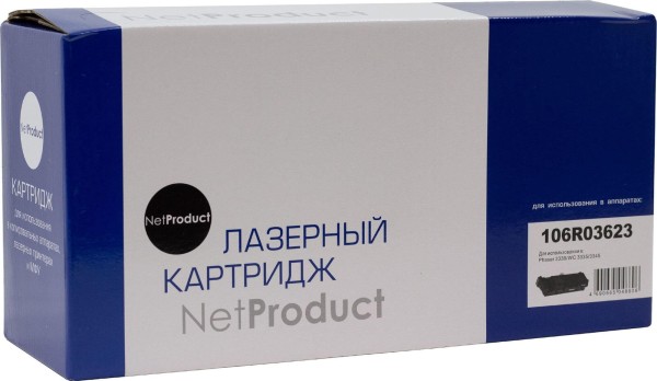 Тонер-картридж NetProduct 106R03623 (N-106R03623) для Xerox Phaser 3330/ WC 3335/ 3345, увеличенный, 15K