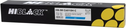 Картридж Hi-Black 842533 (HB-IMC6010HC) Cyan (с чипом) для Ricoh IM C4510/ C5510/ C6010, голубой, 28К