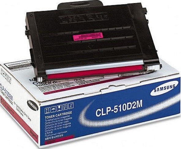 Картридж Samsung CLP-510D2M оригинальный для принтера Samsung CLP-510/ CLP-511/ CLP-515, пурпурный, (2000 стр.)