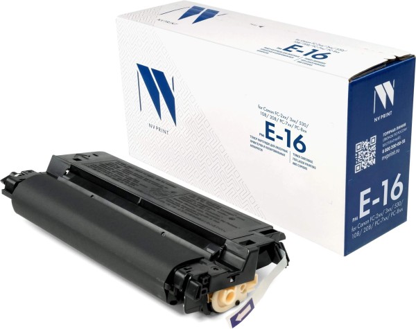 Картридж NV Print E-16 (NV-E-16) для Canon FC-2xx/3xx/530/108/208/PC-7xx/PC-8xx, 2000 стр.
