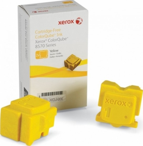 Картридж Xerox 108R00938 для Xerox ColorQube 8570 yellow оригинальный увеличенный (4400 страниц)