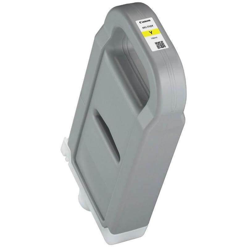 Картридж Canon PFI-710Y 2357C001 оригинальный для принтера Canon imagePROGRAF iPF TX-2000/ iPF TX-3000/ iPF TX-4000, жёлтый, 700 мл