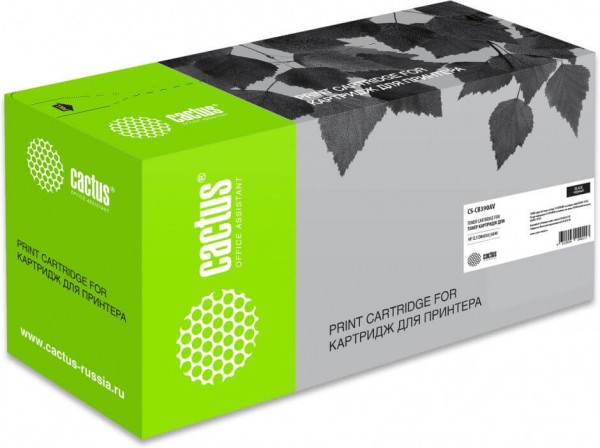 Картридж Cactus CB390AV (CS-CB390AV) для принтеров HP Color LaserJet CM6030/ CM6040/ CP6015 черный 19500 страниц
