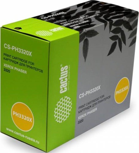 Картридж Cactus 106R02306 (CS-PH3320X) для принтеров Xerox Phaser 3320/ 3320DNI, увеличенный, 11 000 стр.
