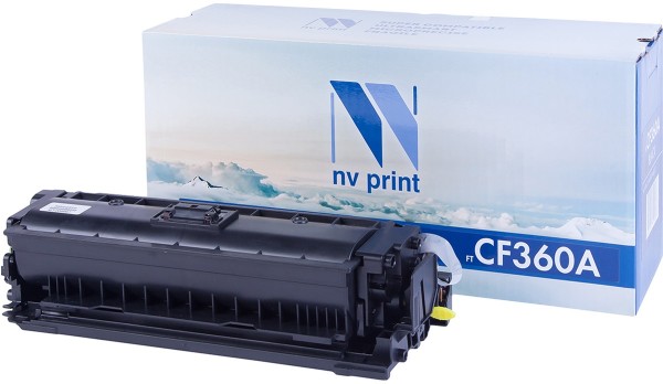Картридж NV Print CF360A Black для принтеров HP LJ Color M552/ M553 (6000k)