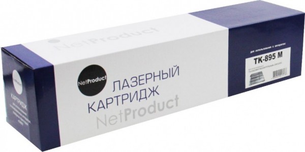 Тонер-картридж NetProduct (N-TK-895M) для Kyocera FS-C8025MFP/ 8020MFP, M, 6K