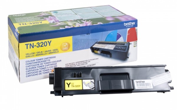 Картридж Brother TN-320Y (TN320Y) оригинальный для Brother HL-4150CDN/ MFC-9465CDN yellow (1 500 стр.)