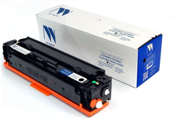 Картридж NV Print CF400X/ CF540X/ 045H/ 054H Black для Canon i-Sensys LBP 620/ 621, MF640/ 641/ 642, HP LJ M254/ M280/ M274, чёрный, увеличенный, 3200 стр.