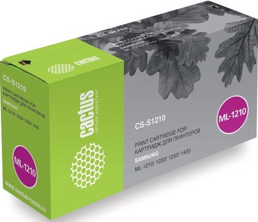 ML-1210D3 Картридж Cactus CS-S1210 для принтеров Samsung ML-1210/1220/1250/1430 черный (2 500 стр.)