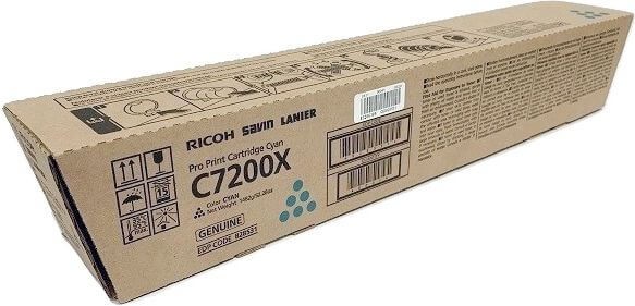 Картридж Ricoh C7200X (828535) Cyan оригинальный для Ricoh Pro C7200X/ C7200SX/ C7200e/ C7210X/ C7210SX, голубой, 45000 стр.