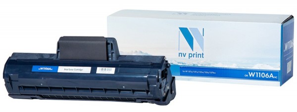 Картридж NV Print W1106A (БЕЗ ЧИПА) для принтеров HP LaserJet  107a/ 107w/ 135w/ 135a/ 137fnw, 1000 страниц
