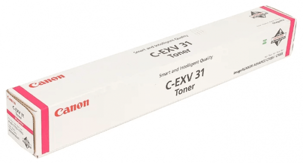 Тонер оригинальный Canon C-EXV31M 2800B002 для принтера Canon iRC7055/ C7065, Пурпурный (52 000 стр.)