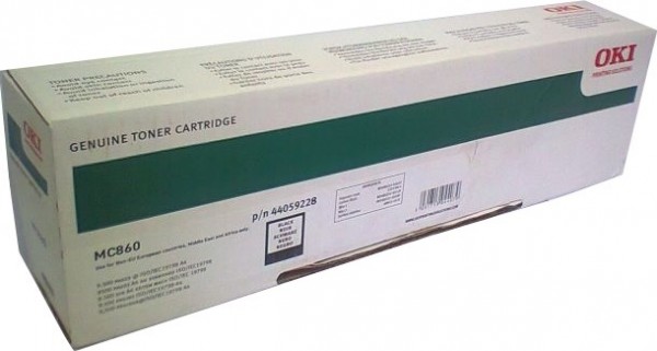 Картридж OKI (44059228/44059212) оригинальный для принтера OKI MC860, черный, 9500 стр.