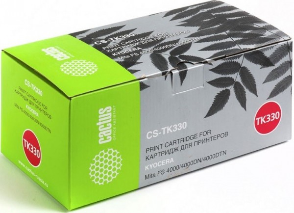Картридж Cactus TK-330 (CS-TK330) для принтеров Kyocera Mita FS 4000/ 4000DN/ 4000DTN черный 20000 страниц