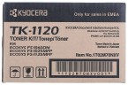 Картридж Kyocera TK-1120 (1T02M70NX0/1T02M70NX1) оригинальный для принтера Kyocera FS-1060DN/ 1025MFP/ 1125MFP black, 3000 страниц