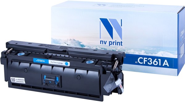 Картридж NV Print CF361A Cyan для принтеров HP LJ Color M552/ M553 (5000k)