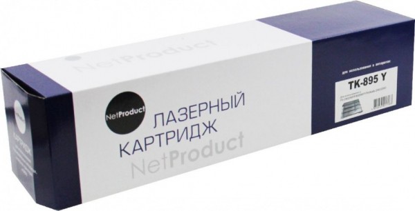 Тонер-картридж NetProduct (N-TK-895Y) для Kyocera FS-C8025MFP/ 8020MFP, Y, 6K