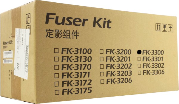 Печь в сборе Kyocera FK-3300 (302TA93041) оригинальная для принтера Kyocera FS-2100DN/ 4100DN/ 4200DN/ 4300DN, ECOSYS P3155dn/ P3160dn/ M3655idn/ M3660idn, 500 000 страниц