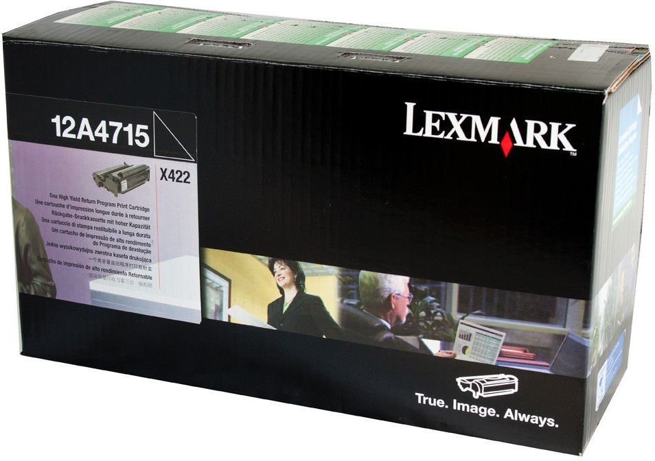 Картридж Lexmark 12A4715 оригинальный для Lexmark X422, Return Program, black, увеличенный, 12000 стр.