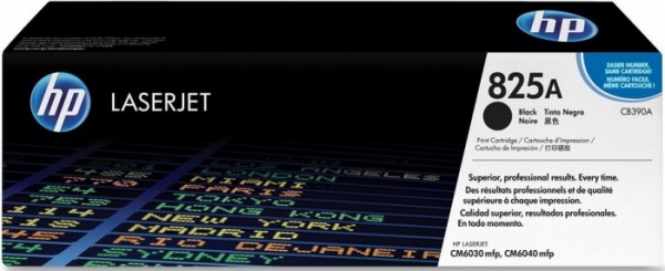 Картридж HP CB390A (825A) оригинальный для принтера HP Color LaserJet CM6030/ CM6040 ColorSphere black, 19500 страниц