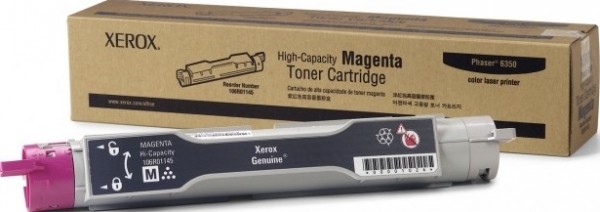 Картридж Xerox 106R01145 оригинальный для Xerox Phaser 6300/ 6350, magenta, увеличенный, (10000 страниц)
