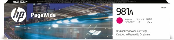 Картридж HP J3M69A (№981A) оригинальный для HP PageWide Enterprise Color 556dn/ 556xh/ 586dn/ 586f/ 586z, пурпурный, 6000 стр.