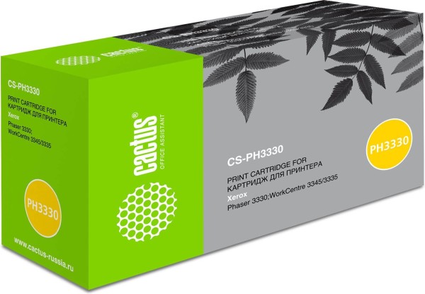 Картридж Cactus 106R03621 (CS-PH3330) для Xerox Phaser 3330, WorkCentre 3335/ 3345, 8500 стр.