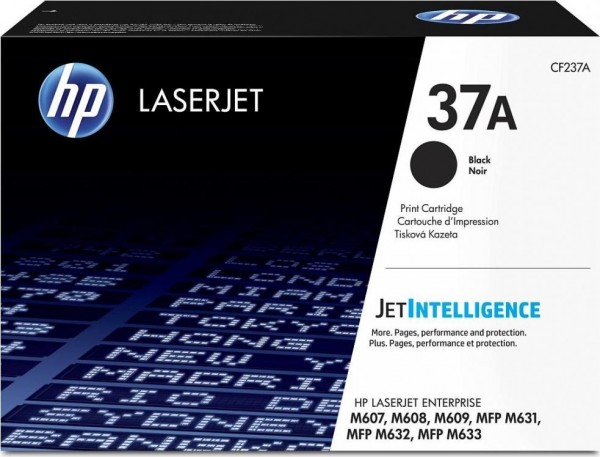 Картридж HP CF237A (37A) оригинальный для принтера LaserJet Enterprise M607dn/ M607n/ M608dn/ M608n/ M608x/ M609dn/ M609x/ M631h/ M631dn/ M631z/ M632z/ M632fht   Black , 11000 страниц
