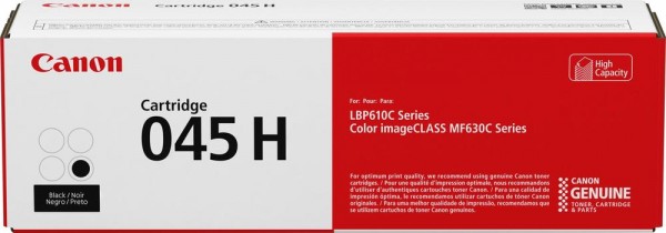 Картридж Canon 045HBK (1246C002) оригинальный для Canon  i-SENSYS LBP611Cn / LBP613Cdw, black, 2800 страниц