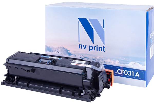 Картридж NV Print CF031A Cyan для принтеров HP LJ ColorPro CM4540 MFP (12500k)