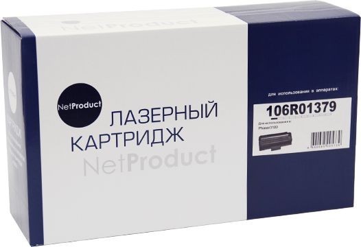 Картридж NetProduct (N-106R01379) для Xerox Phaser 3100, 4K