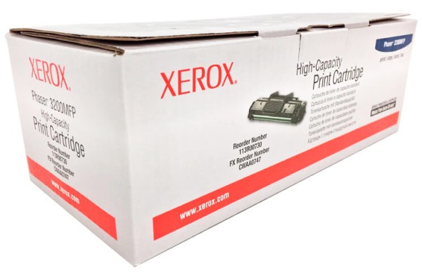 Картридж Xerox 113R00730 оригинальный для Xerox Phaser 3200MFP, чёрный, увеличенный, 3000 страниц