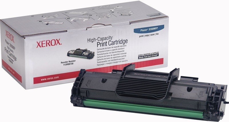 Картридж Xerox 113R00730 для Xerox Phaser print-cart 3200MFP black оригинальный увеличенный (3000 страниц)