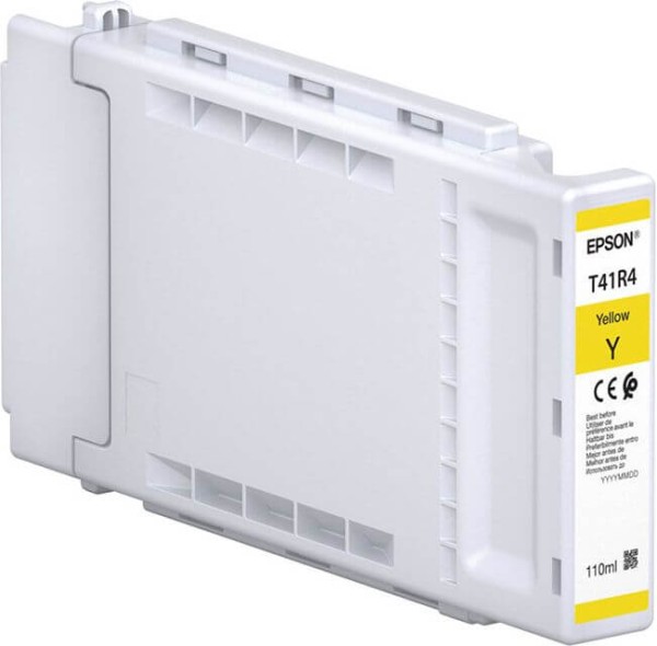 Картридж Epson C13T41R440 (T41R4) Yellow оригинальный для Epson SureColor SC-T3400/ SC-T3405/ SC-T5400/ SC-T5405, жёлтый, 110мл