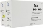 Картридж HP CF226XF / CF226XD (26X) оригинальный для принтера HP LaserJet Pro M402dn/ M402n/ M426dw/ M426sdn/ M426fdw, чёрный, двойная упаковка 2*9000 страниц