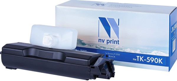 Картридж NVP совместимый Kyocera TK-590 Black для FS C2026MFP/C2126MFP/C2526MFP/C2626MFP (7000k)