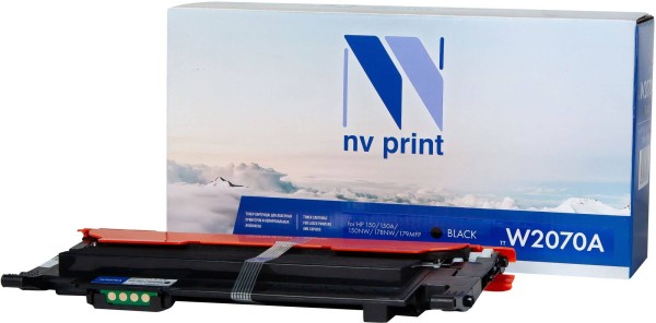 Картридж NV Print W2070A (NV-W2070ABK) Black для принтеров HP 150/ 150A/ 150NW/ 178NW/ 179MFP, чёрный, 1000 стр.