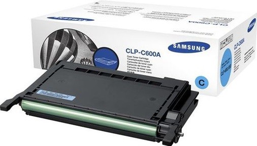 Картридж Samsung CLP-C600A (ST879A) оригинальный для принтера Samsung CLP-600/ CLP-650, голубой, (4000 стр.)