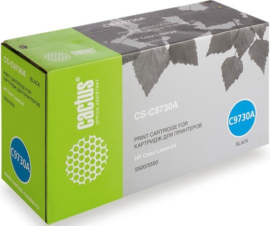 Cactus C9730A Картридж (CS-C9730A) для принтеров HP Laser Jet 5500/ 5550, черный