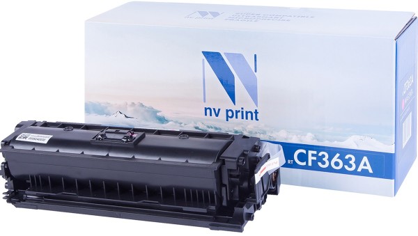 Картридж NV Print CF363A Magenta для принтеров HP LJ Color M552/ M553 (5000k)