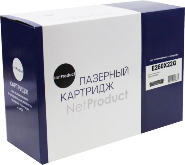 Драм-юнит NetProduct (N-E260X22G) для Lexmark E260/ E360/ E460, 30K